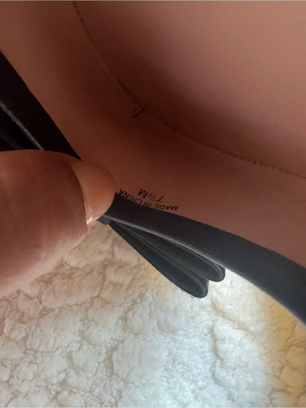 kate spade Black Glitter Bow Ballet Flats size 7.5